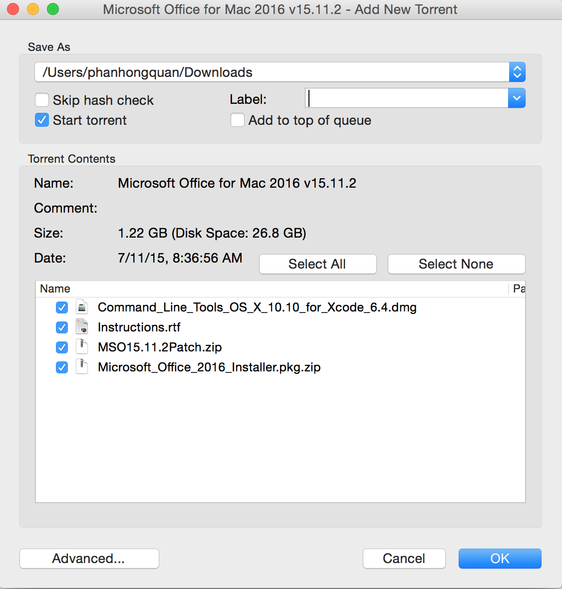 Download office 2016 for mac torrent download